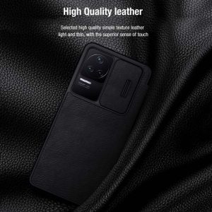 کیف چرمی نیلکین سامسونگ Qin Pro Leather Case Redmi K40S