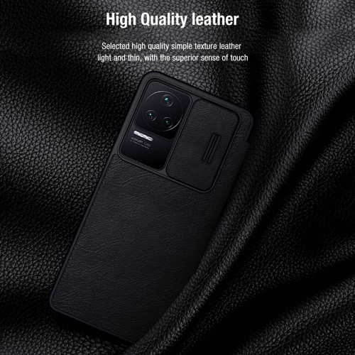 کیف چرمی نیلکین سامسونگ Qin Pro Leather Case Redmi K40S
