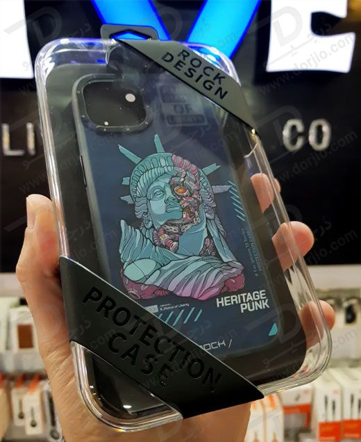 گارد اصلی ROCK آیفون 13 پرو مکس مدل Statue of Liberty
