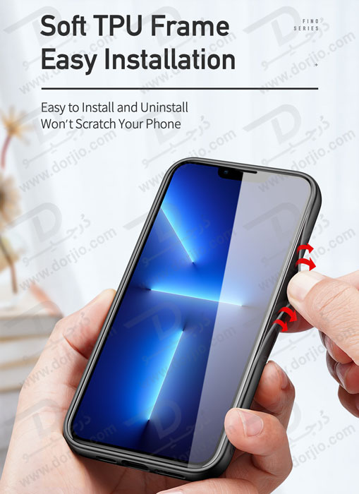 گارد پارچه‌ای گوشی iPhone 13 Pro برند DUX DUCIS سری FINO