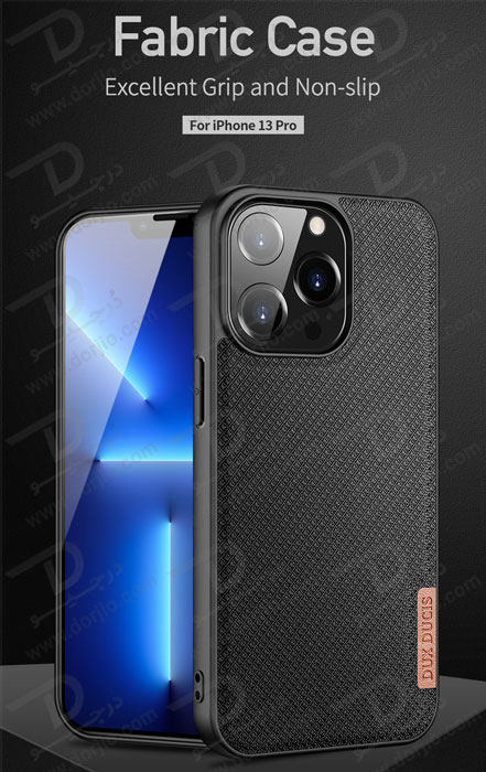 گارد پارچه‌ای گوشی iPhone 13 Pro برند DUX DUCIS سری FINO