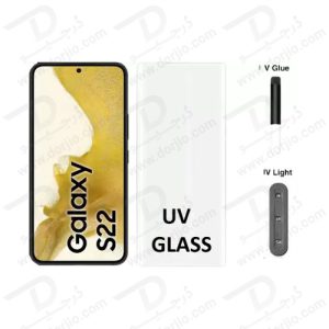 گلس UV سامسونگ Galaxy S22 مدل Green 3D UV Glass