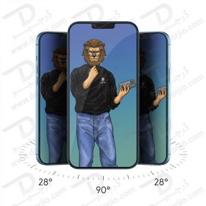 گلس حریم شخصی iPhone 13 مدل Green 10 in 1 Pack 2.5D 9H Steve Glass Privacy 0.2mm