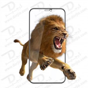 گلس حریم شخصی فریم سیلیکونی iPhone 12 Mini مدل Green 3D Silicone Privacy Glass