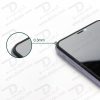گلس حریم شخصی فریم سیلیکونی iPhone 12 Pro Max مدل Green 3D Silicone Privacy Glass
