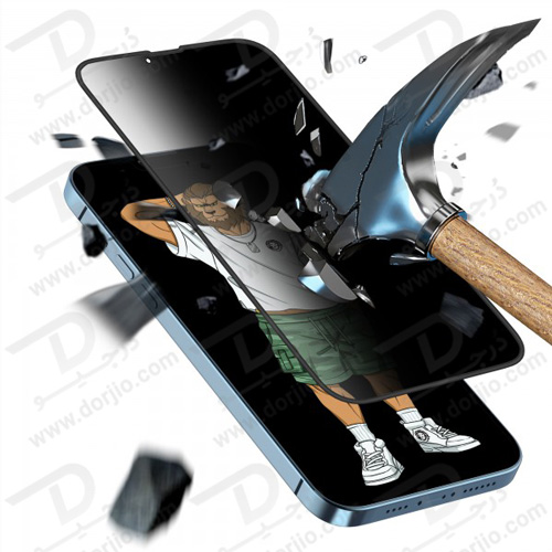 گلس حریم شخصی فریم سیلیکونی iPhone 13 مدل Green 3D Silicone Privacy Glass گلس حریم شخصی فریم سیلیکونی iPhone 13 مدل Green 3D Silicone Privacy Glass