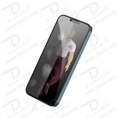گلس حریم شخصی مات iPhone 13 Pro Max مدل Green Lion 3D AG-Matte Privacy Glass