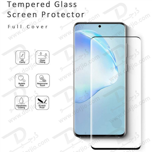 گلس دور چسب سامسونگ Galaxy S22 Plus مدل Green 3D Curved Edge Glue Glass گلس دور چسب سامسونگ Galaxy S22 Plus مدل Green 3D Curved Edge Glue Glass