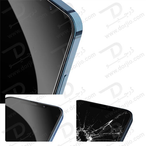 گلس شفاف گرین iPhone 12 مدل 3D Forte HD Glass Full Curved