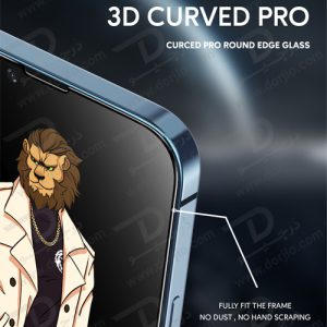 گلس شیشه ای iPhone 12 Mini مدل Green 3D Curved Tempered Glass