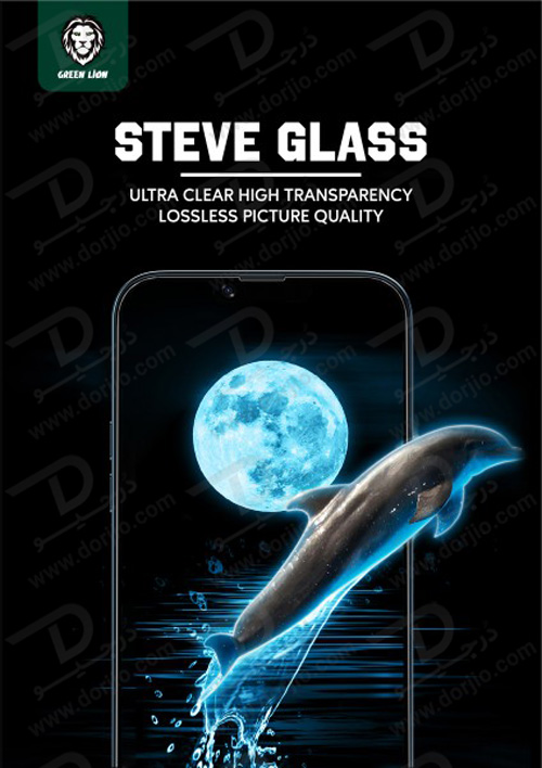 گلس محافظ iPhone 13 مدل Green 10 in 1 Pack 2.5D 9H Steve Glass 0.2mm