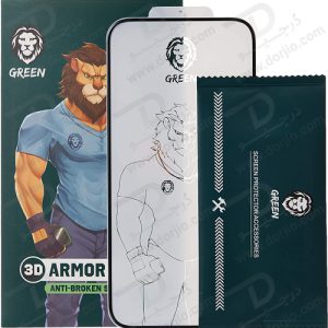 گلس محافظ شفاف iPhone 12 Mini مدل Green 3D PET HD Glass