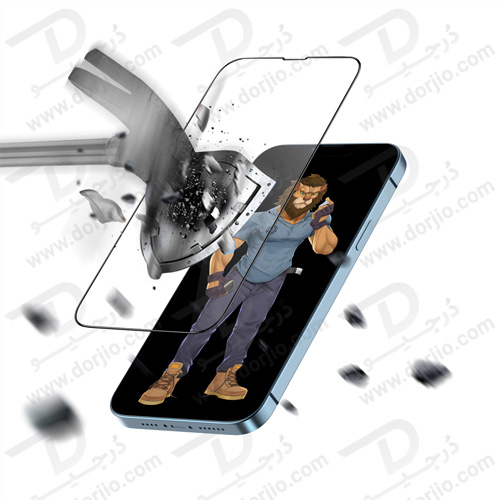 گلس محافظ شفاف iPhone 12 Pro مدل Green 3D PET HD Glass