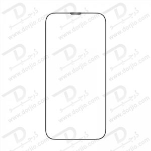 گلس محافظ شفاف iPhone 13 مدل Green 3D Desert Round Edge Glass