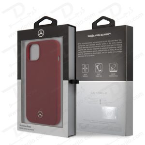 قاب سیلیکونی iPhone 13 طرح Mercedes Benz مدل Microfiber Lining
