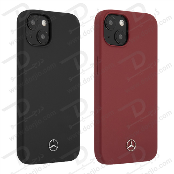 قاب سیلیکونی iPhone 13 طرح Mercedes Benz مدل Microfiber Lining