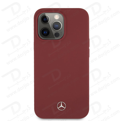 قاب سیلیکونی iPhone 13 Pro طرح Mercedes Benz مدل Microfiber Lining