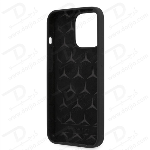 قاب سیلیکونی iPhone 13 Pro طرح Mercedes Benz مدل Microfiber Lining