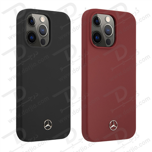قاب سیلیکونی iPhone 13 Pro Max طرح Mercedes Benz مدل Microfiber Lining
