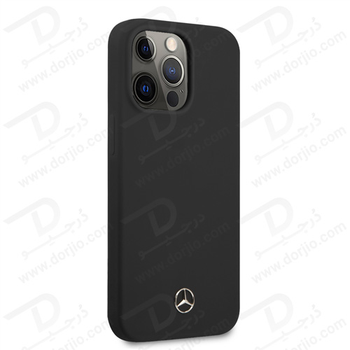 قاب سیلیکونی iPhone 13 Pro Max طرح Mercedes Benz مدل Microfiber Lining