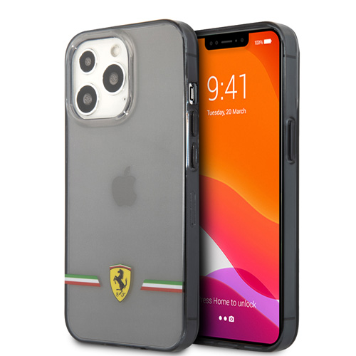 قاب طرح پرچم ایتالیا iPhone 13 Pro Max طرح Ferrari Italia Wings Print Logo