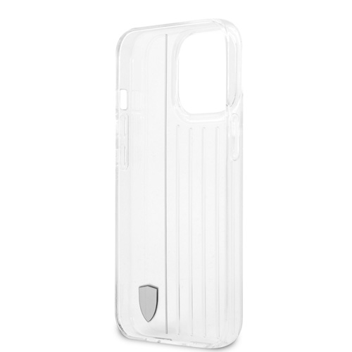 قاب محافظ شفاف iPhone 13 Pro طرح Ferrari مدل 3D Contrasted Red Lines