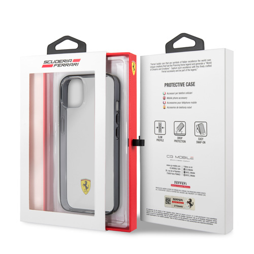 قاب محافظ iPhone 13 طرح Ferrari مدل Print Logo