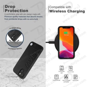 قاب چرمی ضد ضربه iPhone 13 Pro Max مارک BMW مدل Hot Stamp And Metal Logo