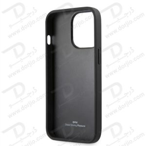 قاب چرمی ضد ضربه iPhone 13 Pro Max مارک BMW مدل Seat Pattern Tone On Tone Perforations Debossed Lines