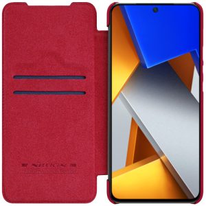 کیف چرمی نیلکین شیائومی Qin Leather Case Poco M4 Pro 4G