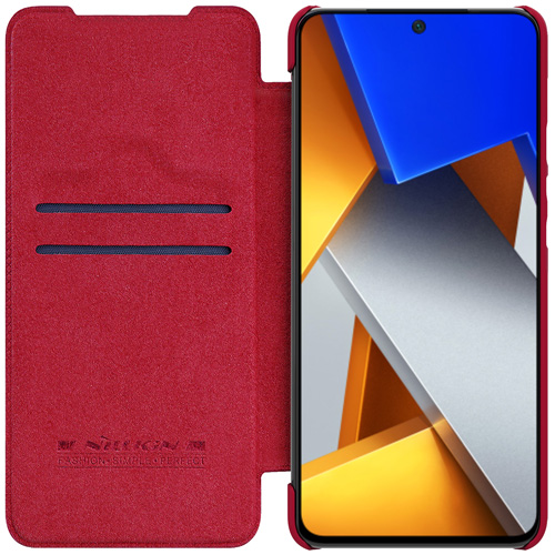 کیف چرمی نیلکین شیائومی Qin Leather Case Poco M4 Pro 4G