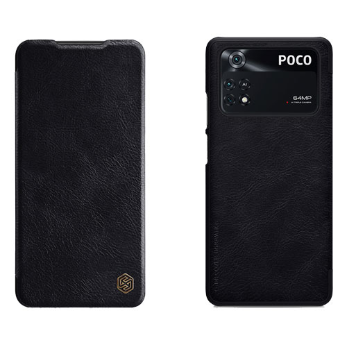 کیف چرمی نیلکین شیائومی Qin Leather Case Poco M4 Pro 4G