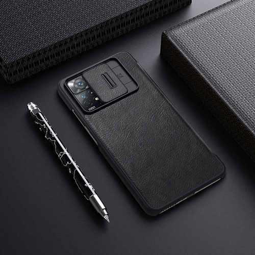 کیف چرمی نیلکین شیائومی Qin Pro Leather Case Redmi Note 11 Pro 4G-5G