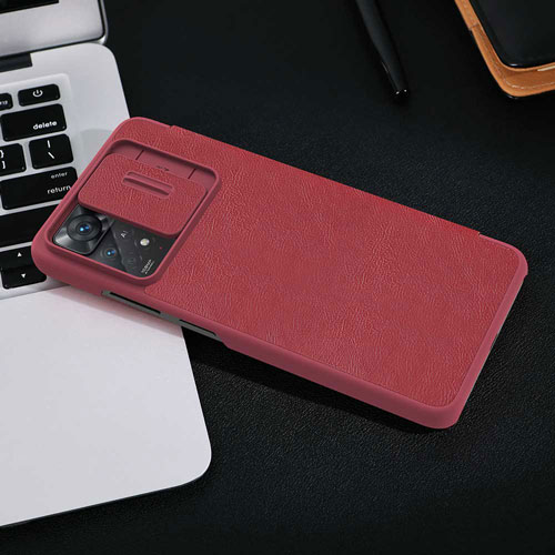 کیف چرمی نیلکین شیائومی Qin Pro Leather Case Redmi Note 11 Pro 4G-5G
