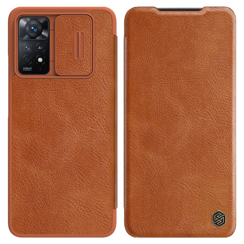 کیف چرمی نیلکین شیائومی Qin Pro Leather Case Redmi Note 11 Pro 4G-5G