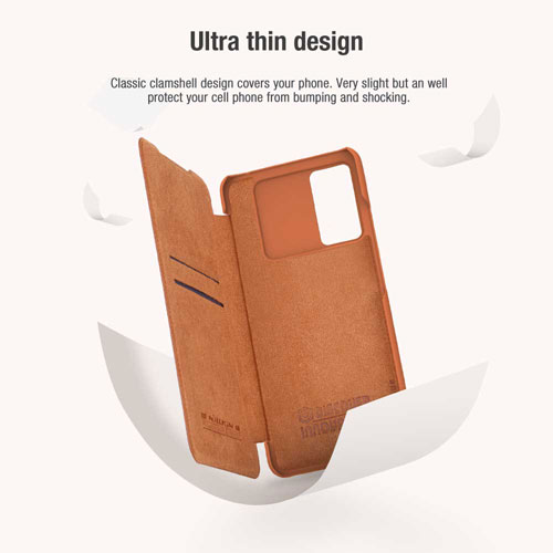 کیف چرمی نیلکین شیائومی Qin Pro Leather Case Redmi Note 11 Pro 4G-5G