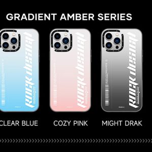 گارد اصلی ROCK آیفون 13 پرو مکس مدل Clear Blue