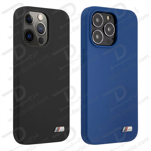 گارد سیلیکونی ضد ضربه iPhone 13 Pro طرح BMW مدل Metal Logo