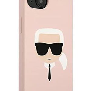 گارد سیلیکونی iPhone 13 طرح Karl Lagerfeld مدل Karl's Head