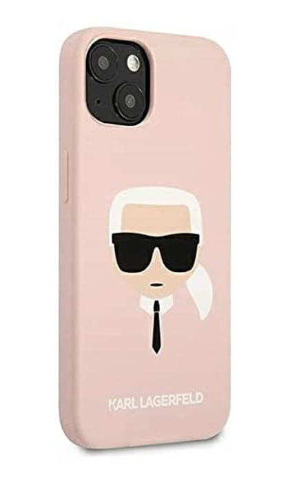 گارد سیلیکونی iPhone 13 طرح Karl Lagerfeld مدل Karl's Head