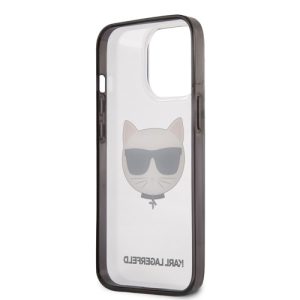 گارد شفاف iPhone 13 Pro طرح Karl Lagerfeld مدل With Black Outline Choupette