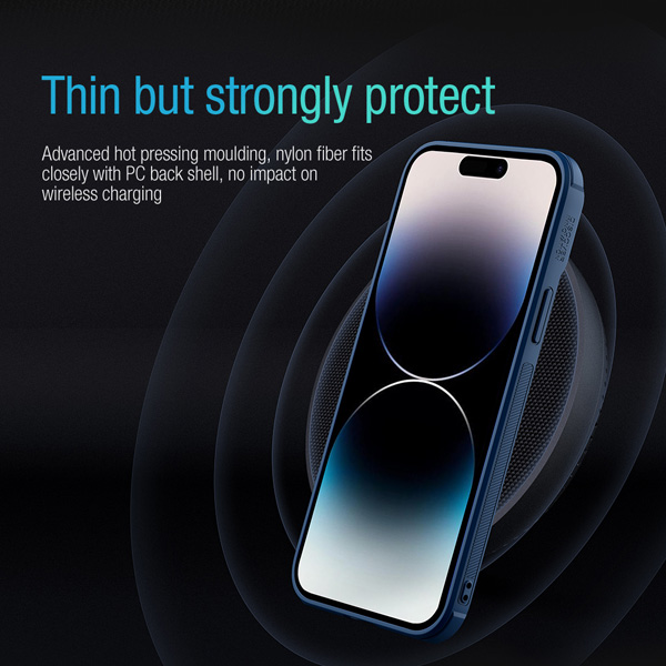 گارد محافظ با کشویی دوربین نیلکین iPhone 14 Pro Max مدل Textured Case S