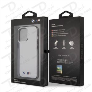 گارد محافظ شفاف فریم مشکی iPhone 13 Pro طرح BMW مدل M Collection With Matte Black Edges