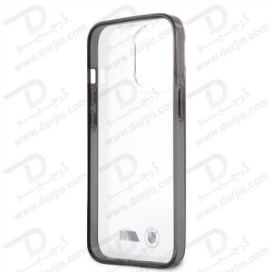 گارد محافظ شفاف فریم مشکی iPhone 13 Pro طرح BMW مدل M Collection With Matte Black Edges
