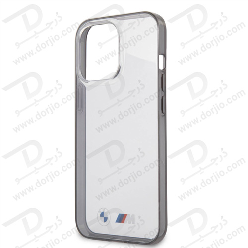 گارد محافظ شفاف فریم مشکی iPhone 13 Pro Max طرح BMW مدل M Collection With Matte Black Edges
