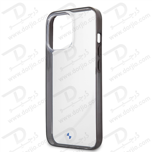 گارد محافظ شفاف فریم مشکی iPhone 13 Pro Max طرح BMW مدل With Edges
