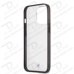 گارد محافظ شفاف فریم مشکی iPhone 13 Pro Max طرح BMW مدل With Edges