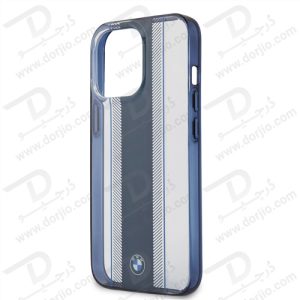 گارد محافظ فریم سرمه ای iPhone 13 Pro طرح BMW مدل Navy Tire Stripe And Navy Edges