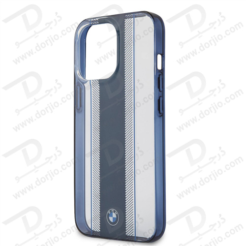 گارد محافظ فریم سرمه ای iPhone 13 Pro طرح BMW مدل Navy Tire Stripe And Navy Edges