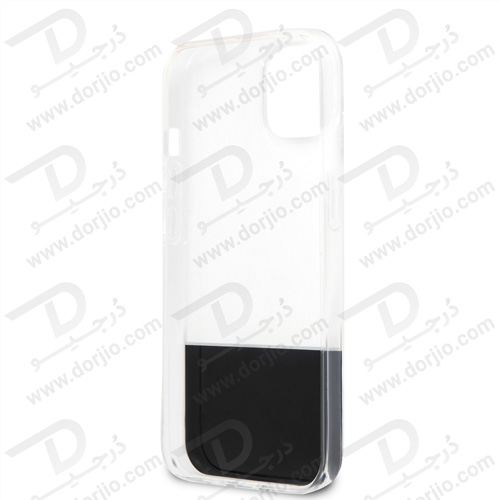 گارد محافظ iPhone 13 طرح Mercedes Benz مدل Electroplated Middle Line Black
